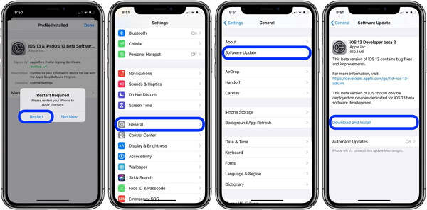 iphone software update download ios 14