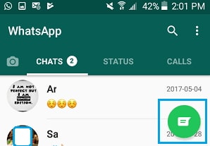 whatsapp not recognizing contacts