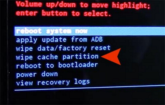 wipe-cache-partition
