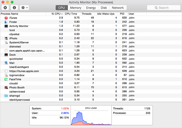 activity monitor on mac