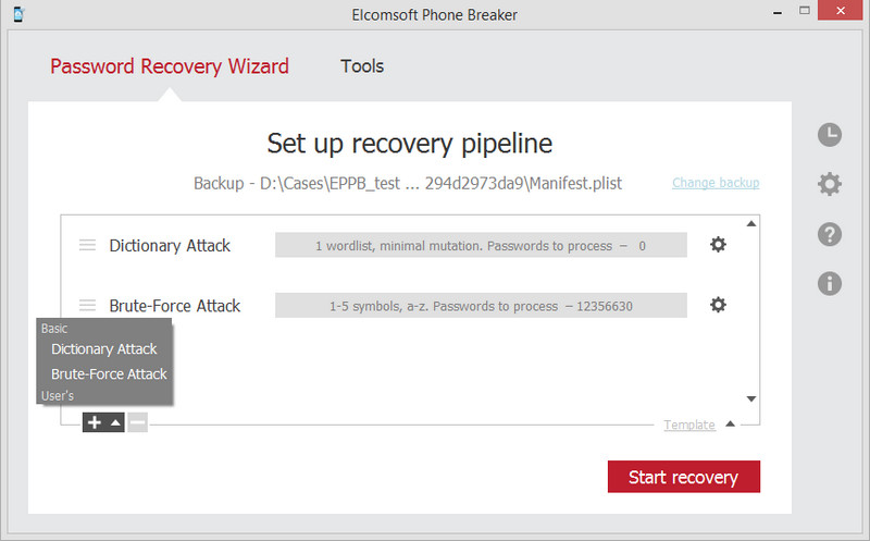 Decrypt iphone keychain-backup.plist