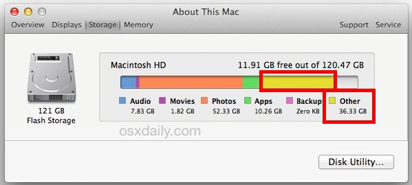 mac other storage