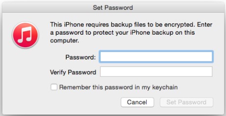 encrypt backup meaning iphone