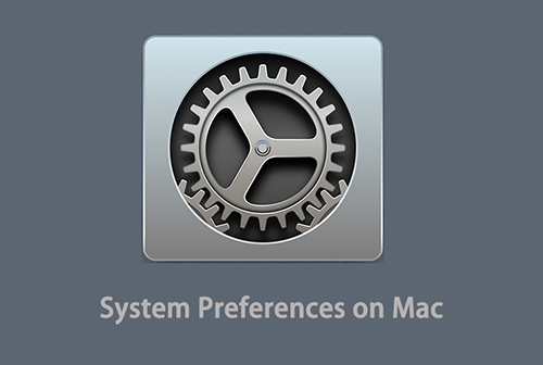 system preference on mac