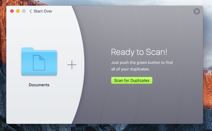 scan for duplicates