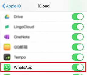 restore whatsapp backup from icloud on android