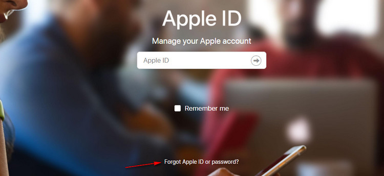 forgot apple id password factory reset