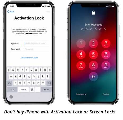 Notice activation lock and screen lock before buying secondhand iPhone