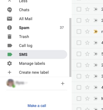 read text messages backed up to gmail via sms backup plus