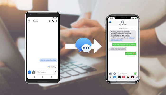 import text messages from iphone to mac