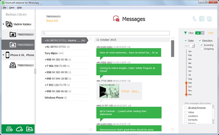 elcomsoft explorer for whatsapp preview android whatsapp chats