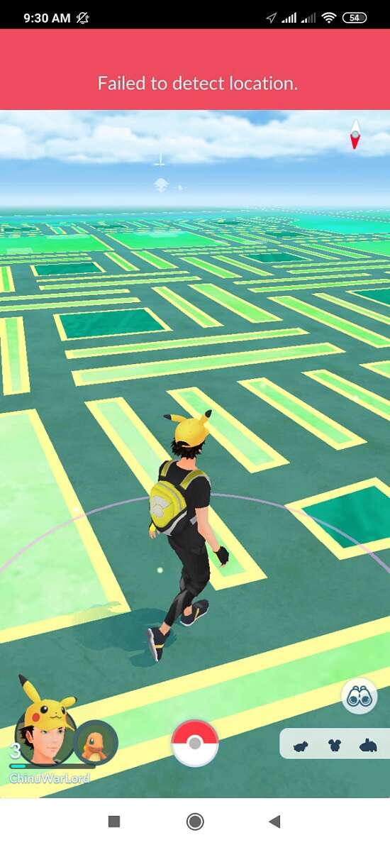 failed to detect location on Pokemon Go