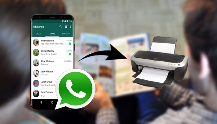 print whatsapp messages