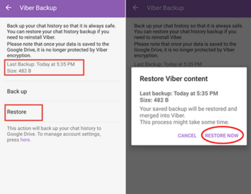 does viber use data