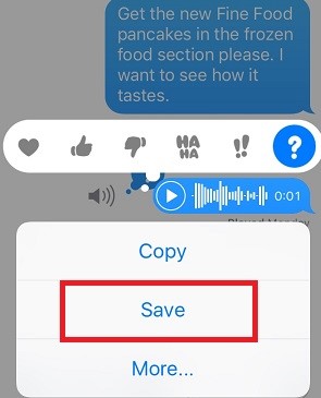 Two Ways to Save Audio Messages Sent/Received with iPhone