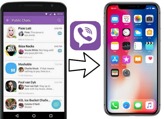 how to download viber contacts to android phone