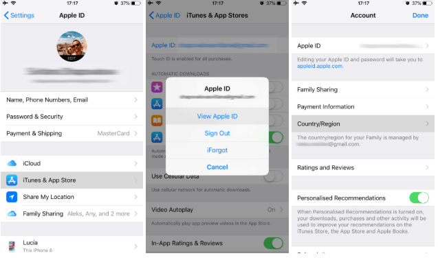 Change Location With iPhone Settings