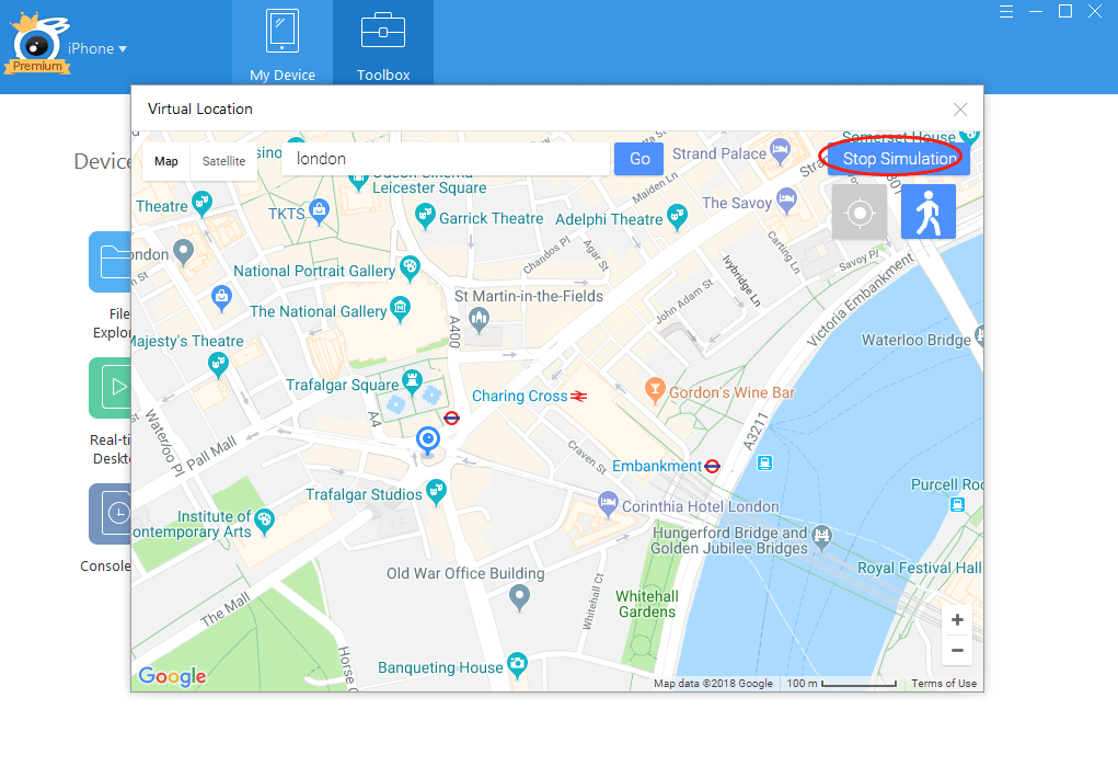 itools 4 virtual location switch to mapbox