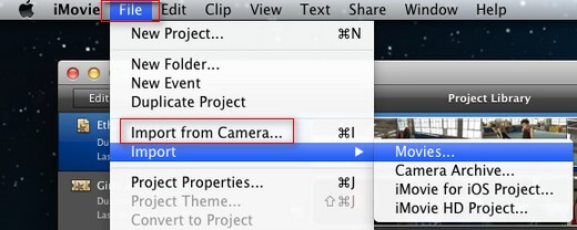 import videos imovie