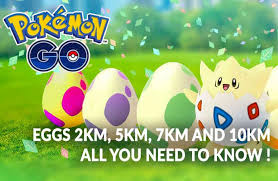 four types of Pokemon Go eggs 