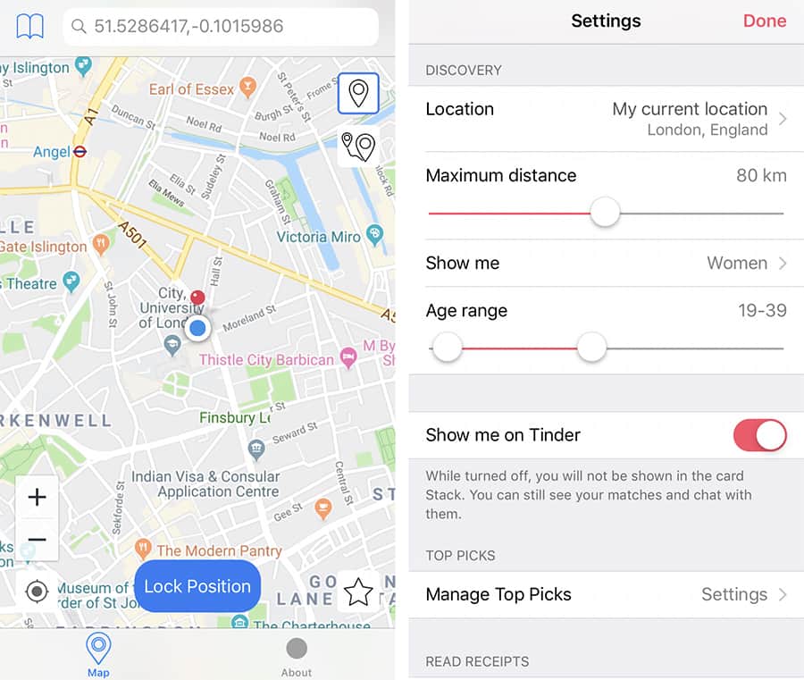 Gps nicht tinder mehr funktioniert fake Fake GPS