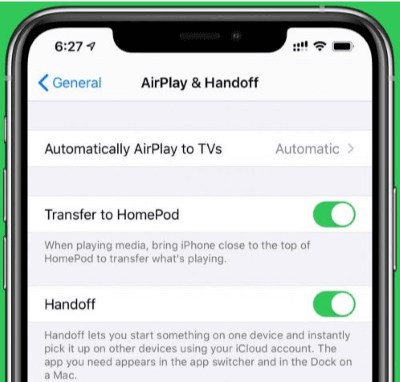 AirPlay and Handoff