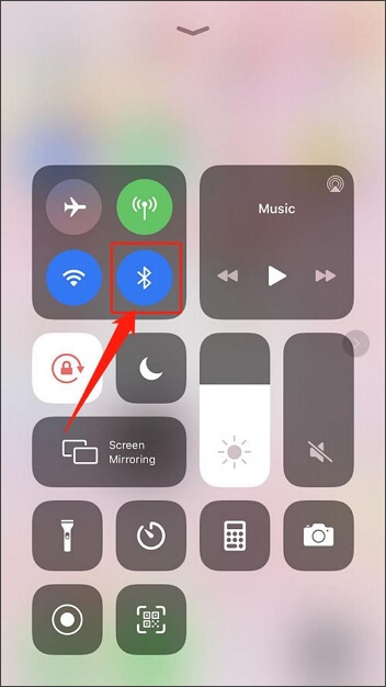 turn off Bluetooth on iPhone