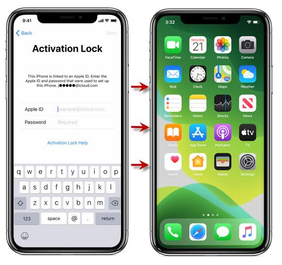 Bypass iPhone activation lock without SIM card