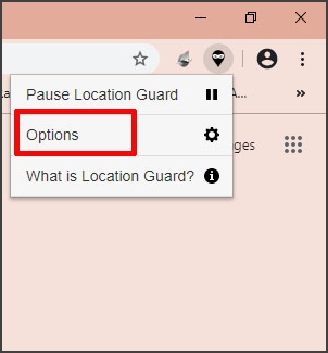 select options button