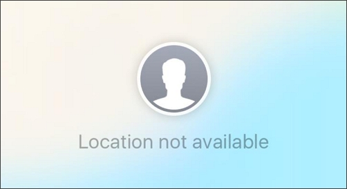 location not available in Find My