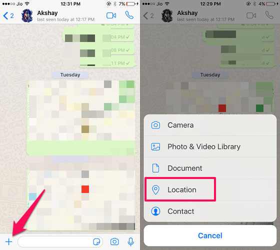 How to Share Your Location via WhatsApp: iPhone & Android