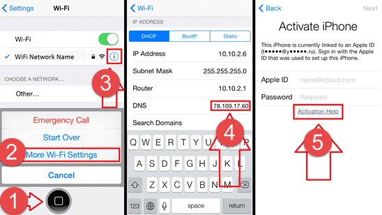 changing iphone dns address for neoload tunnel recording