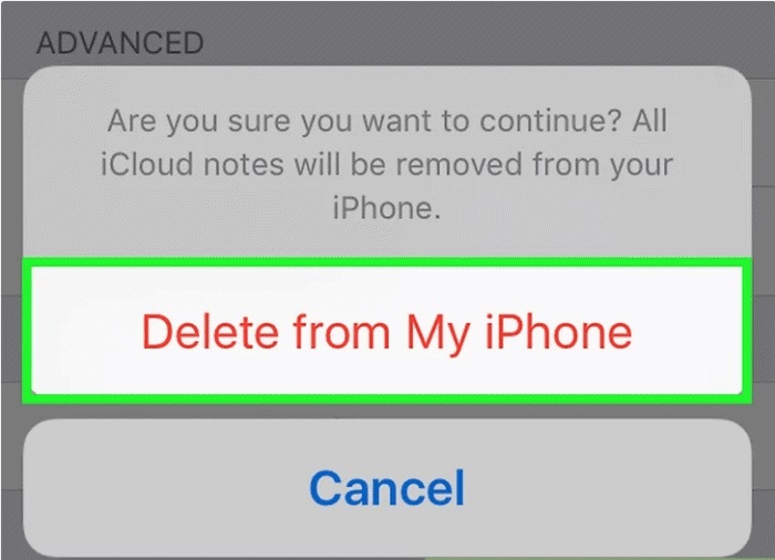 delete icloud account from iPhone