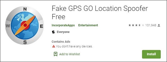 Laden Sie fake gps go herunter und installieren Sie es