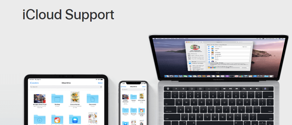 iCloud support