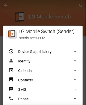 permit lg mobile switch