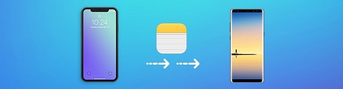 transfer notes from iPhone to android