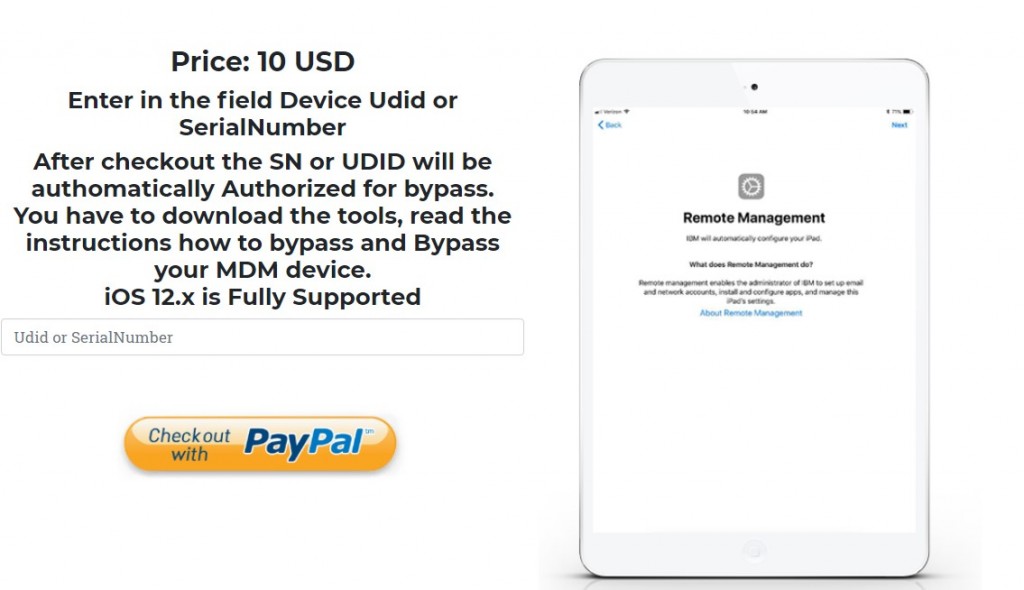 Input Device Udid or SerialNumber