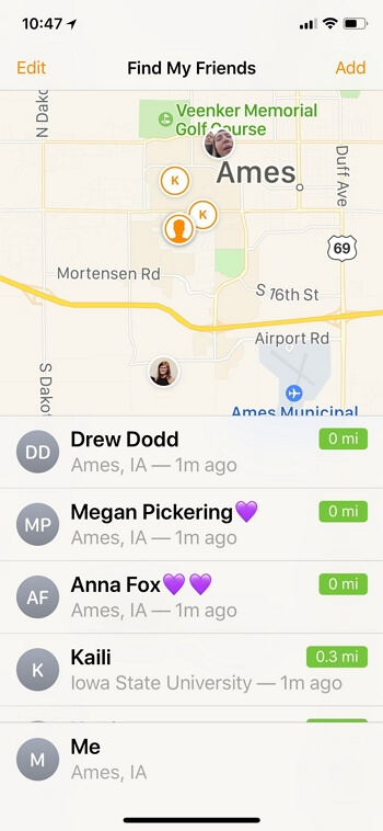 use a burner phone to fake location on Find My Friends