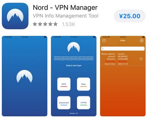 Download NordVPN from App Store
