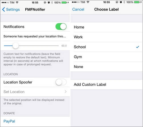 how to fake location on iphone find my fmfnotifier