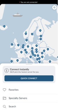 Connect device to vpn for faking find my location