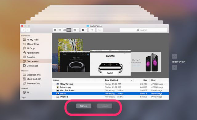 how to recover deleted safari browser history on mac - Select Backups