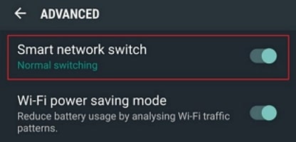 turn off smart network switch