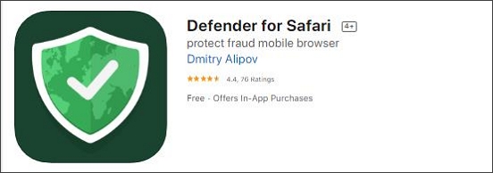 Defender for Safari