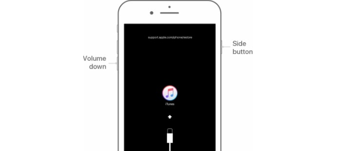 enter recovery mode to unlock iphone 7