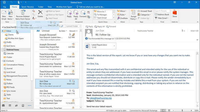 how to find missing folder in outlook