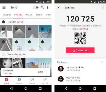 transfer apps with Send Anywhere