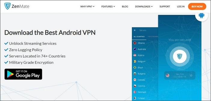 ZenMate VPN for Android