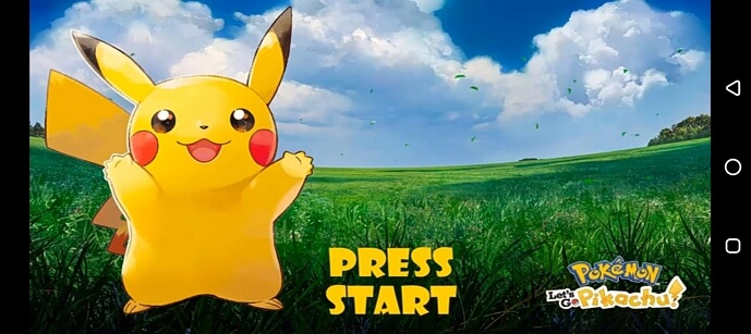 play Pokemon Let's Go Pikachu on your mobile